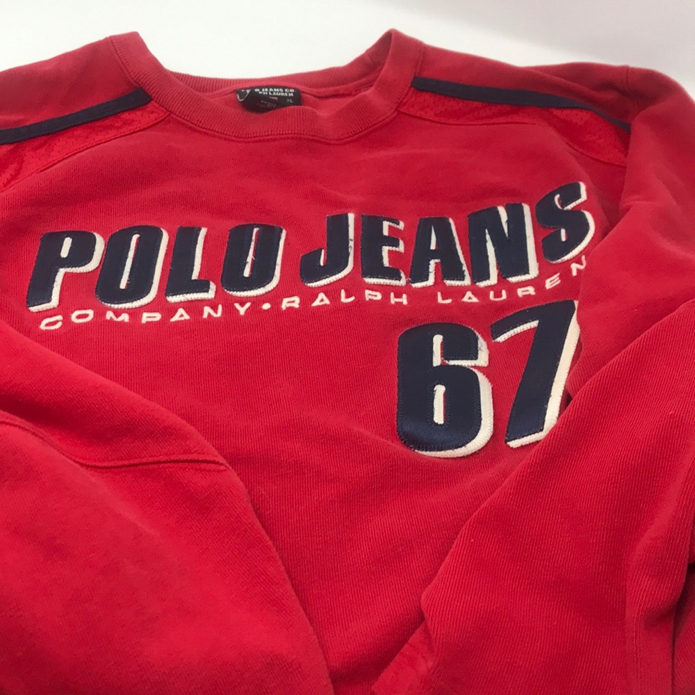 Ralph Lauren polo jeans co. 67 vtg XL sweatshirt